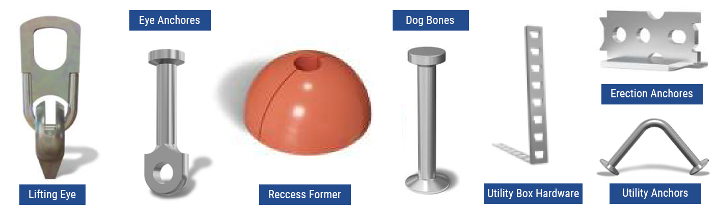 Precast Lifting Devices and Fasteners - Different Types and Applications