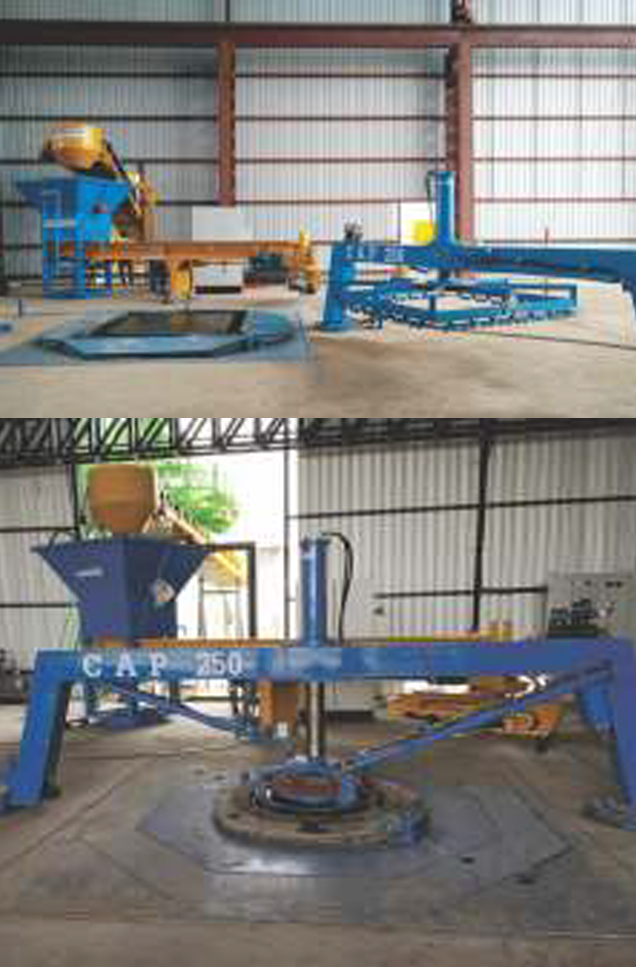 Vertical Casting Concrete Pipe Making Machine Manufacturers, Exporters and Suppliers in India.