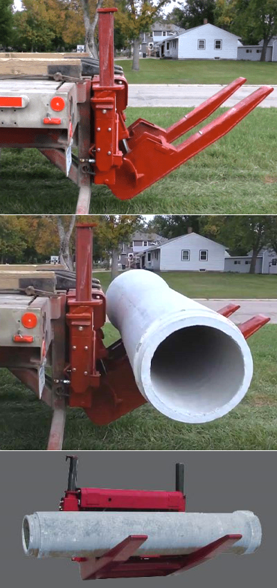 Concrete pipe placing machine, Pipe handling crane manufacturers, exporters and suppliers in India.