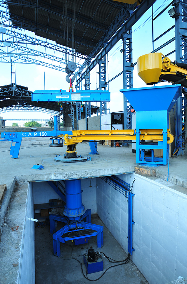 Vertical Casting Concrete Pipe Machine for Making Jacking Pipes, Circular Pipes, Box Culverts, U-Drain etc.