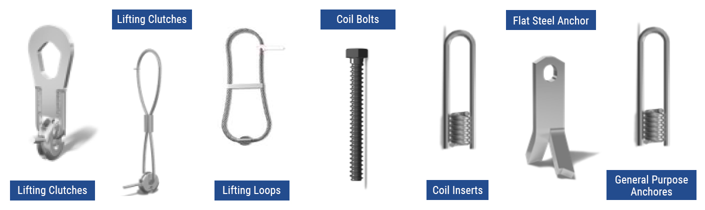 Precast Lifting Devices and Fastener